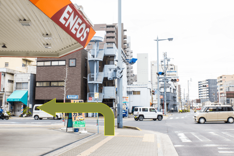 JR「高松駅」から徒歩でご来院の方へ